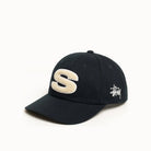 Stussy Chenille Low Pro Cap, shadow — available at Norwood