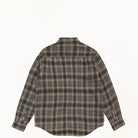Stussy Matthew Printed Plaid Shirt, brown — available at Norwood