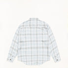 Stussy Matthew Printed Plaid Shirt, light blue — available at Norwood