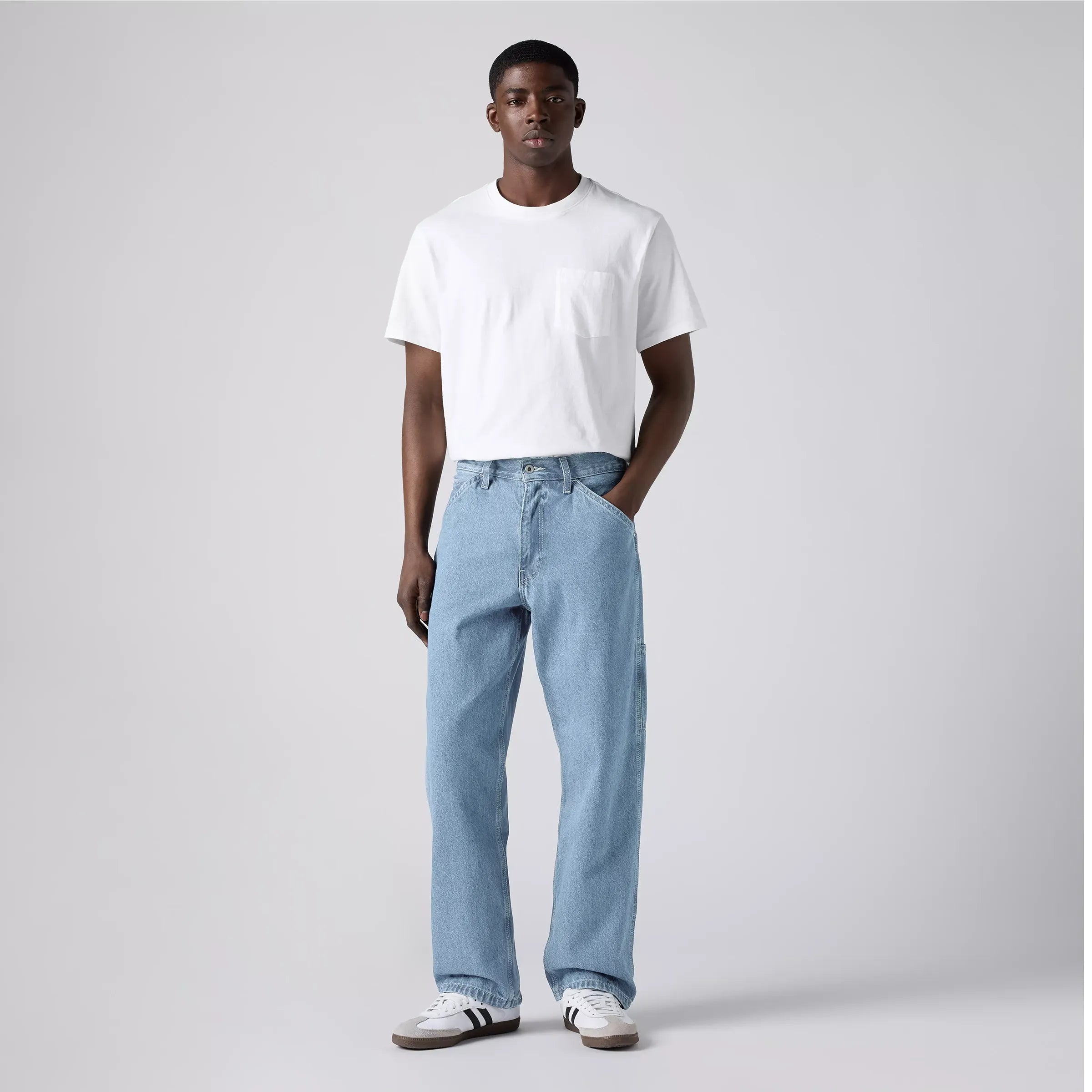 Levi's 568 Loose Straight Carpenter, put in work — available at Norwood