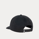 Stussy Big Stock Mid Depth Cap, shadow black — available at Norwood
