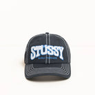 Stussy Burly Threads Trucker Cap, black — available at Norwood
