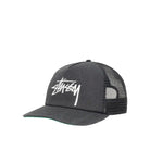 Stussy Md Big Stock Mesh Cap Ball Cap, black