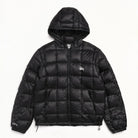 Stussy Midweight Hooded Puffer, black — available at Norwood