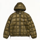 Stussy Midweight Hooded Puffer, olive — available at Norwood
