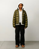 Stussy Midweight Puffer, olive — available at Norwood