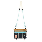 Topo Designs Mountain Accessory Shoulder Bag, khaki/pond blue