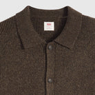 Levi's Catalina Cardigan, chocolate brown heather — available at Norwood