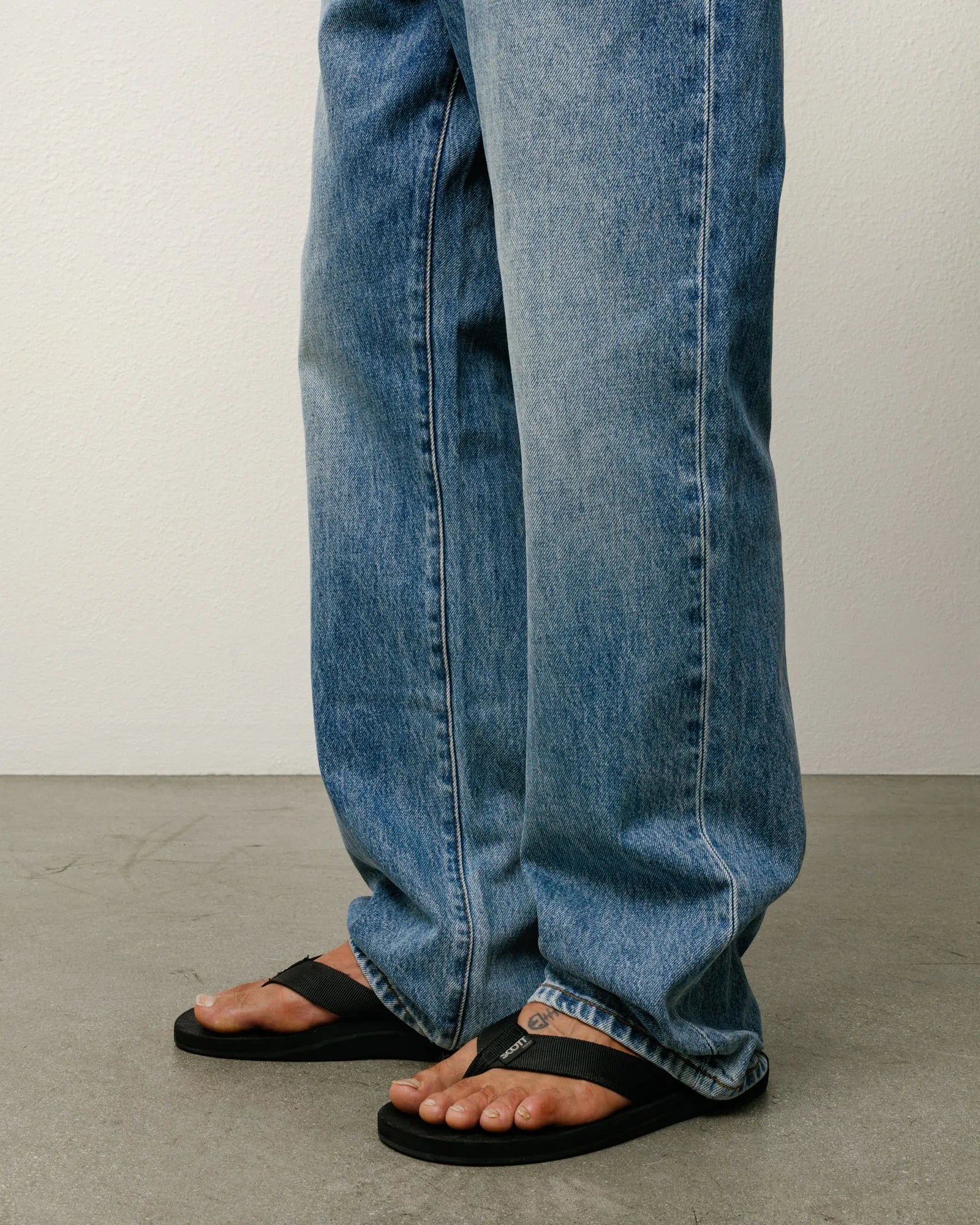 Stussy New Classic Jean Denim, indigo stone wash — available at Norwood