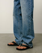 Stussy New Classic Jean Denim, indigo stone wash — available at Norwood