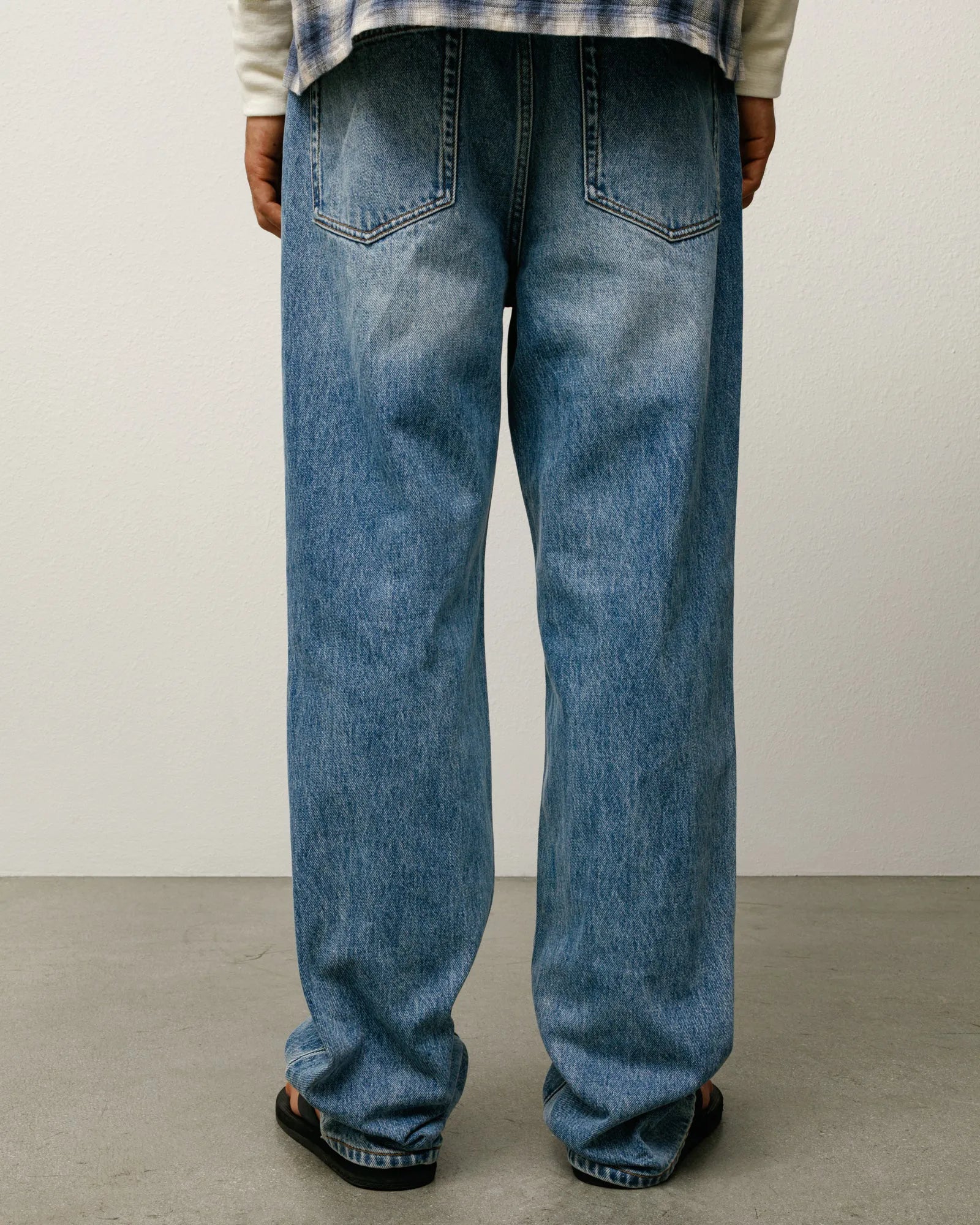 Stussy New Classic Jean Denim, indigo stone wash — available at Norwood