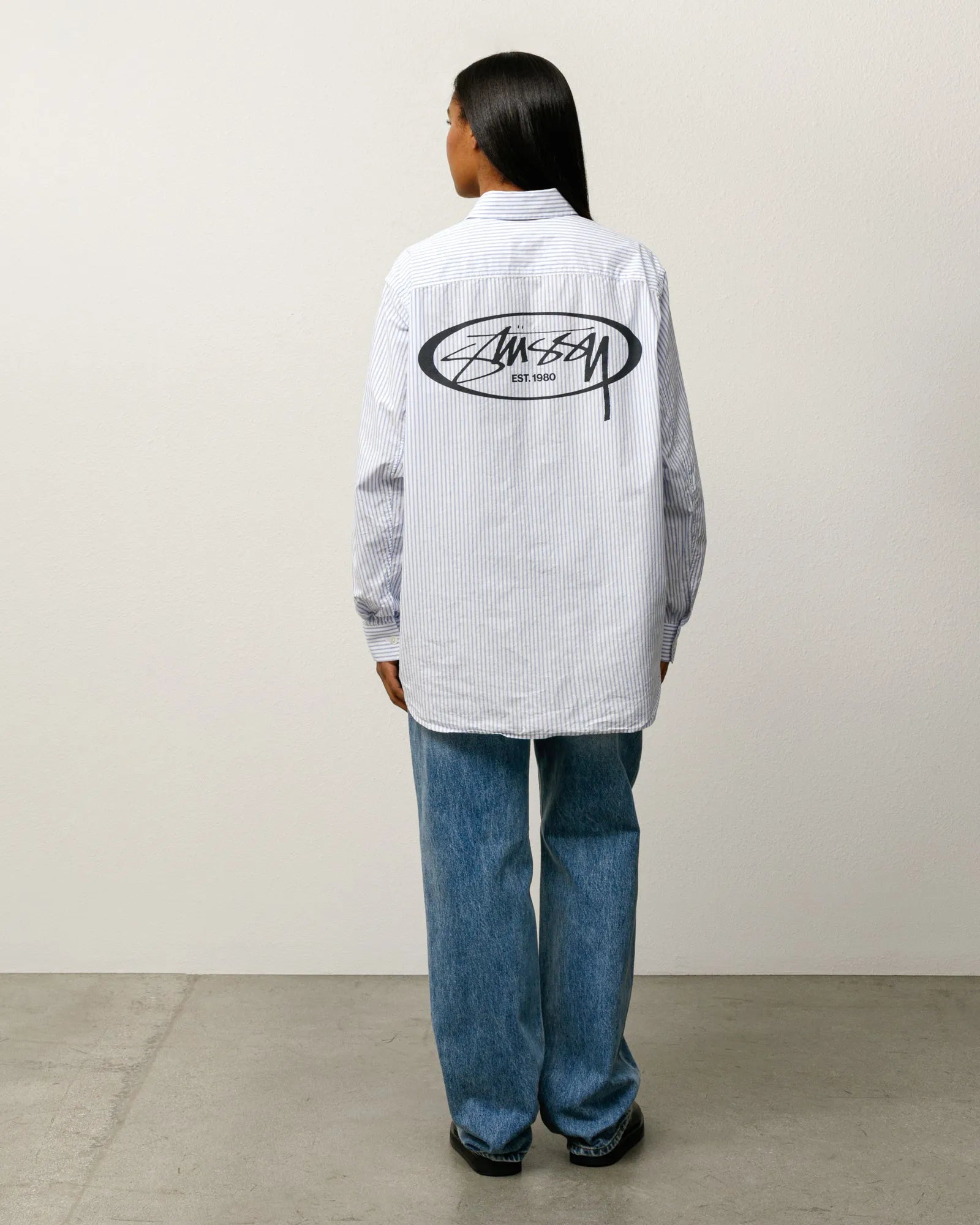 Stussy New Classic Jean Denim, indigo stone wash — available at Norwood