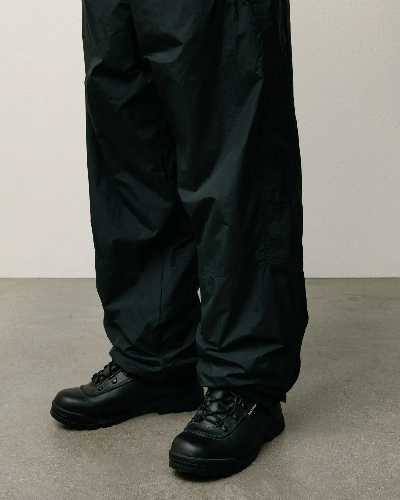Stussy Nylon Track Pant, black — available at Norwood