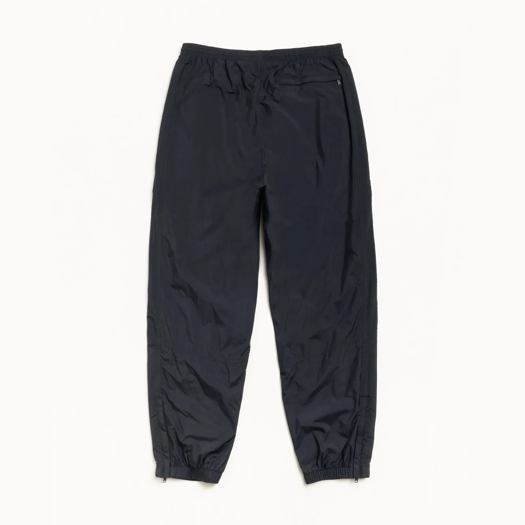 Stussy Nylon Track Pant, black — available at Norwood