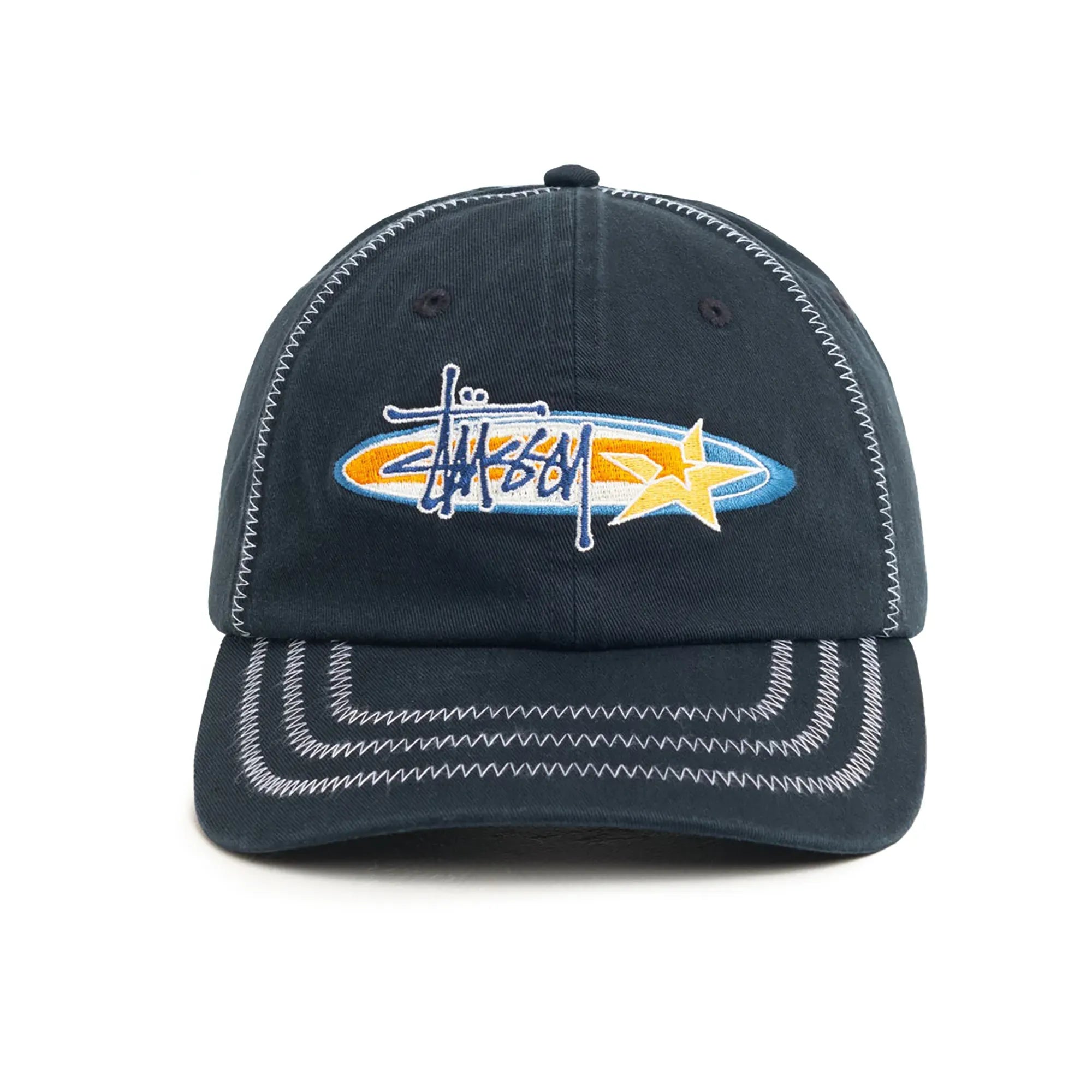 Stussy Oval Star Cap, black — available at Norwood
