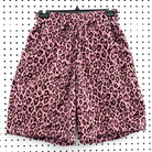 CUB Alia Long Shorts, pink leopard cord