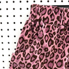 CUB Alia Long Shorts, pink leopard cord