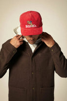 Brixton Inwood Mp Snapback Hat, red — available at Norwood