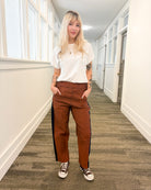 CUB Brett Pant (Pre-Sale For Nov. 1, 2026 Delivery), brick/indigo — available at Norwood