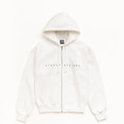 Stussy S Box Zip Hood, off white — available at Norwood