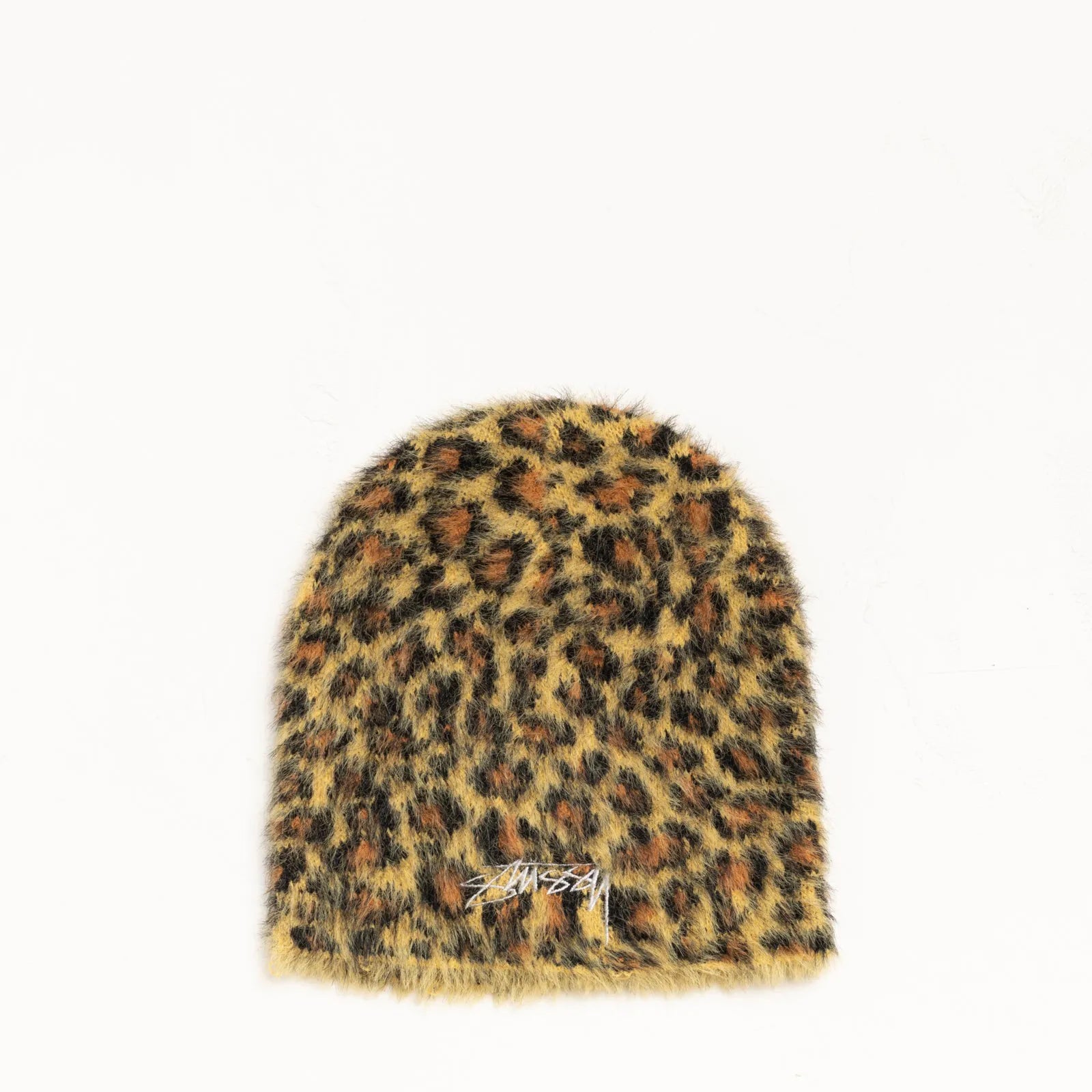 Stussy Leopard Pattern Skullcap, brown — available at Norwood
