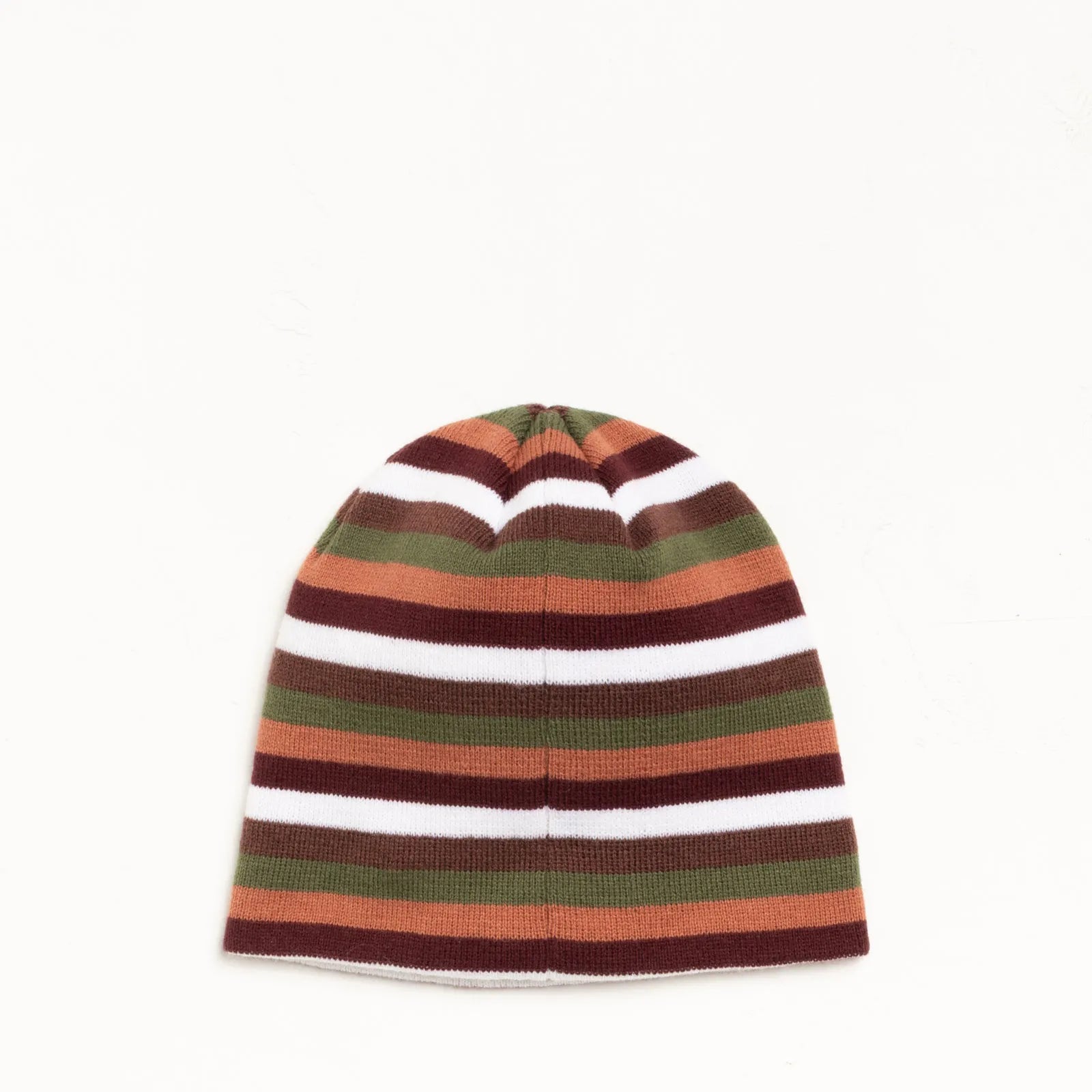 Stussy Smoothstock Striped Skullcap, brown — available at Norwood