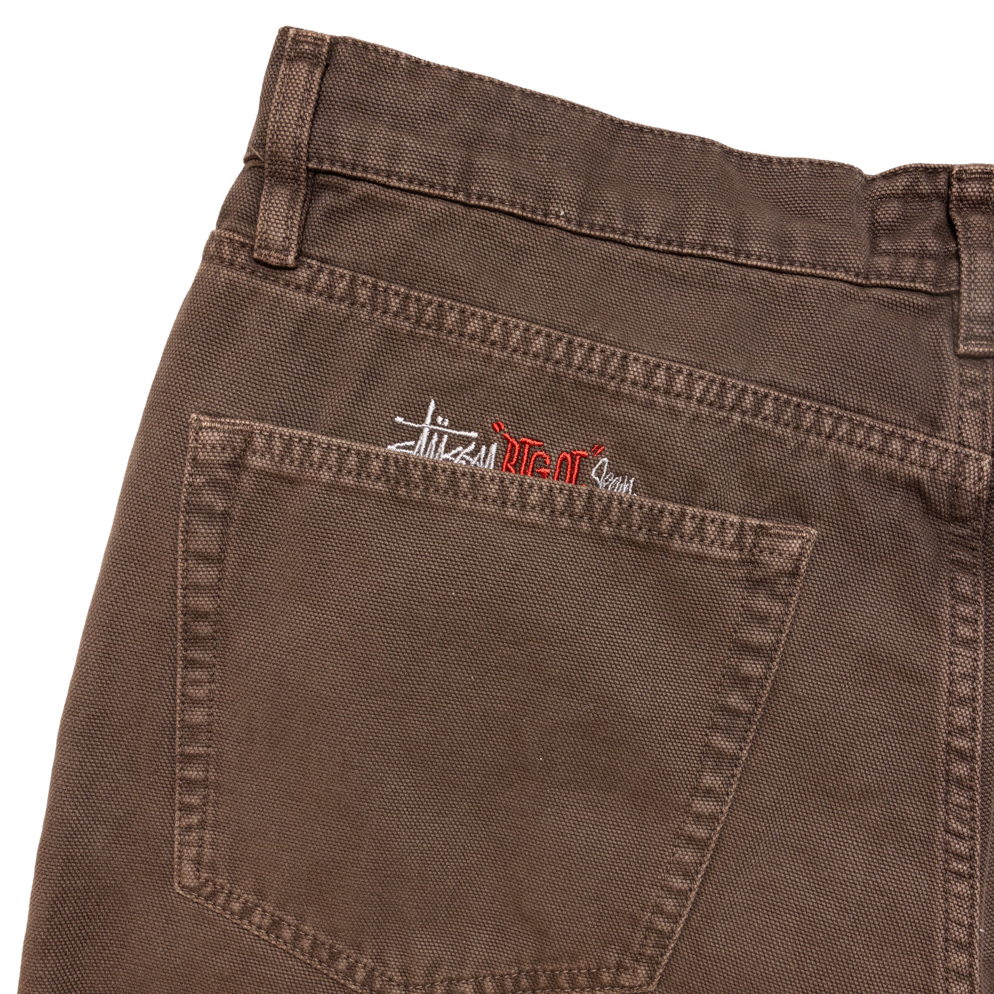 Stussy Big Ol Jean Washed Canvas, brown