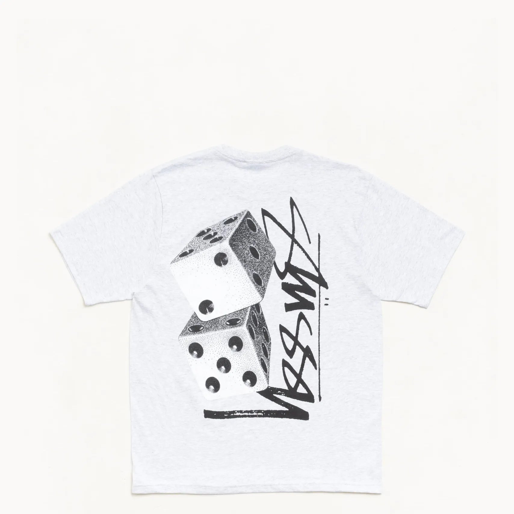 Stussy Tall Dice Tee, ash heather — available at Norwood