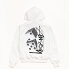 Stussy Tall Dice Zip Hood, off white — available at Norwood