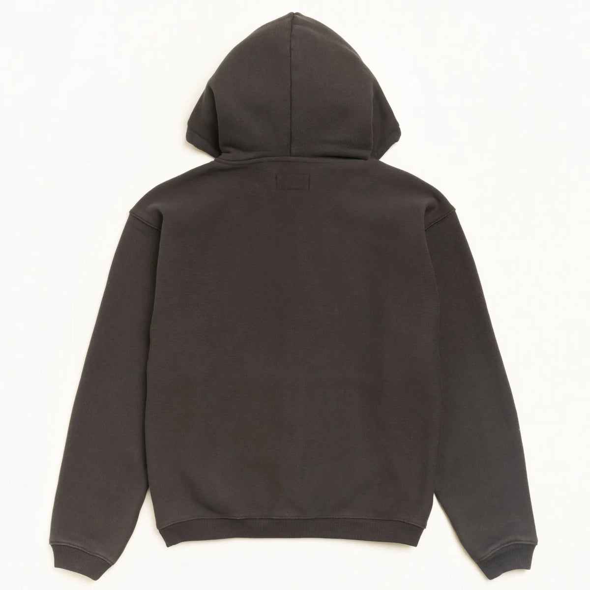 Stussy Varsity Zip Hood, washed black — available at Norwood