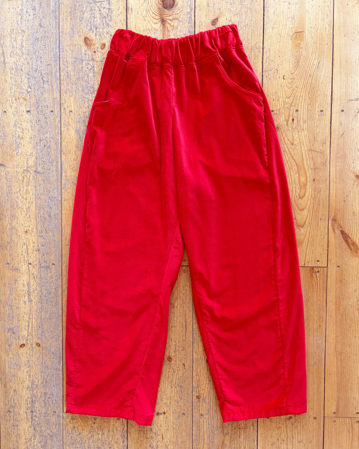 CUB Brett Pant (Pre-Sale For Nov. 1, 2026 Delivery), cherry velveteen — available at Norwood