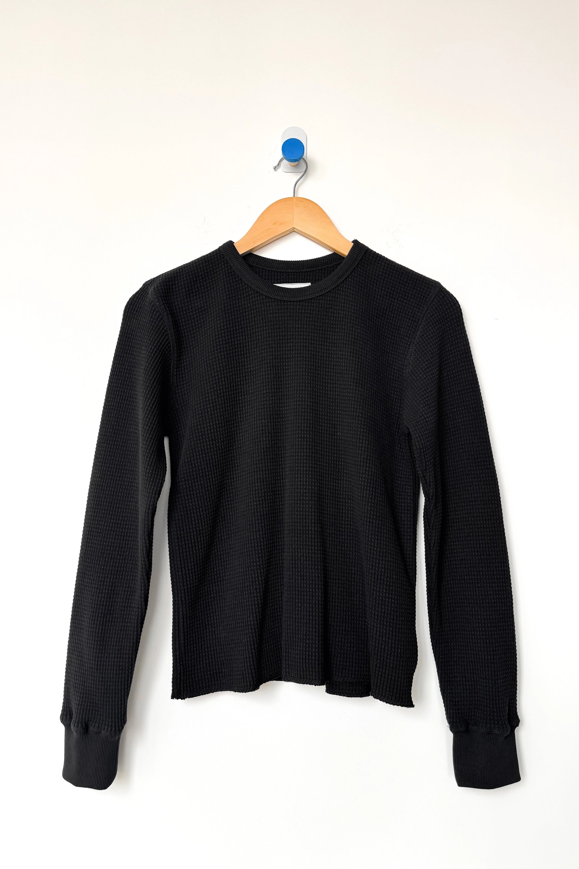 Le Bon Shoppe Waffle Fundamental Tee, true black — available at Norwood