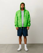 Stussy Waxed Cotton Beach Shell, kiwi — available at Norwood