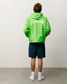 Stussy Waxed Cotton Beach Shell, kiwi — available at Norwood