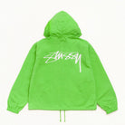 Stussy Waxed Cotton Beach Shell, kiwi — available at Norwood