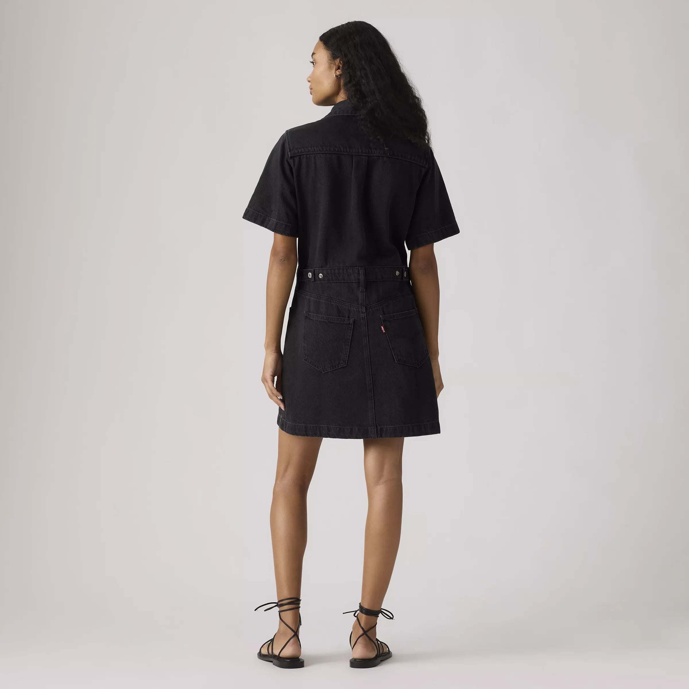Levi's Womens Logan Short Sleeve Western Dress, capturing moments — available at Norwood