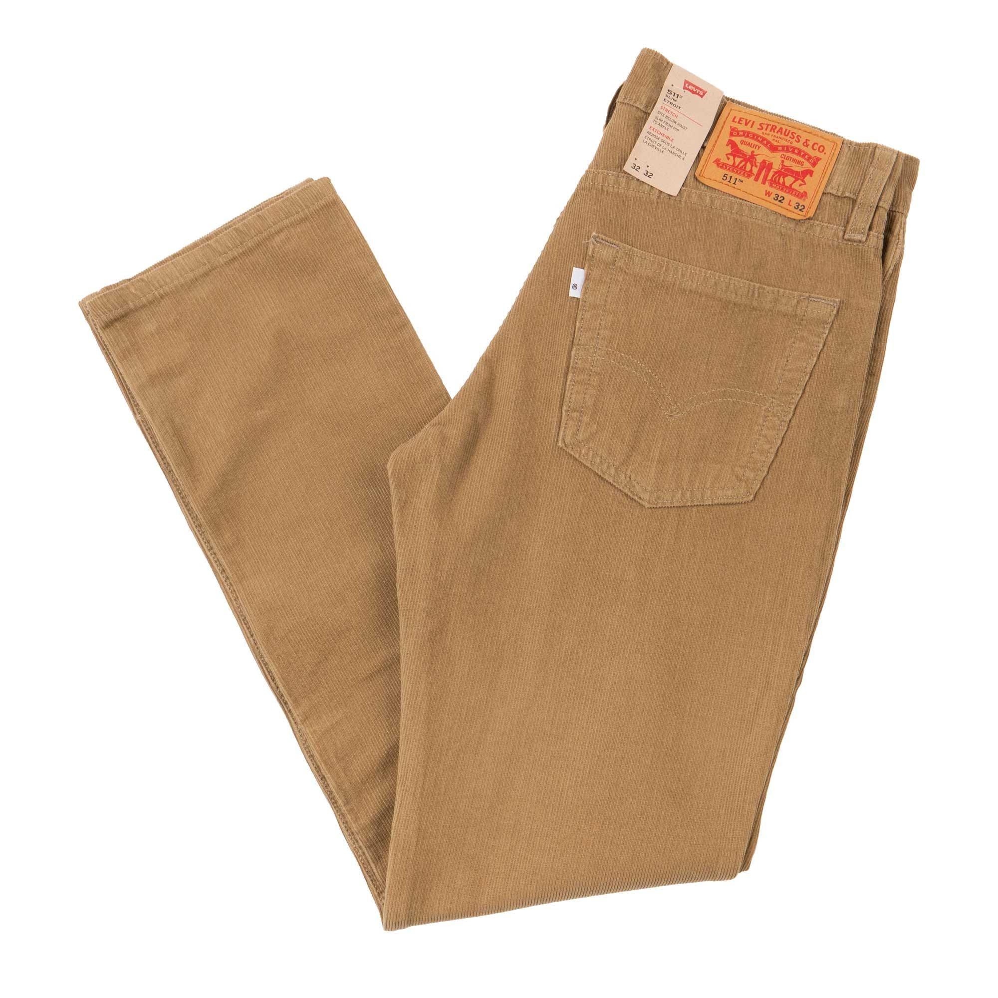Levi's 511 Slim Fit Cords, Harvest Gold Warp, 04511-3859