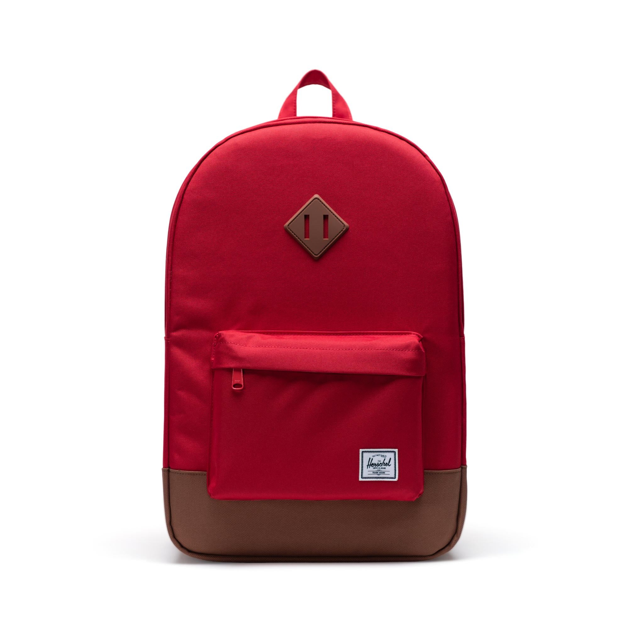 Herschel Heritage Backpack, red/saddle brown Norwood Herschel Heritage Backpack, red/saddle brown Norwood