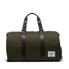 Herschel Novel Duffle, ivy green/chicory coffee — available at Norwood