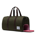 Herschel Novel Duffle, ivy green/chicory coffee — available at Norwood