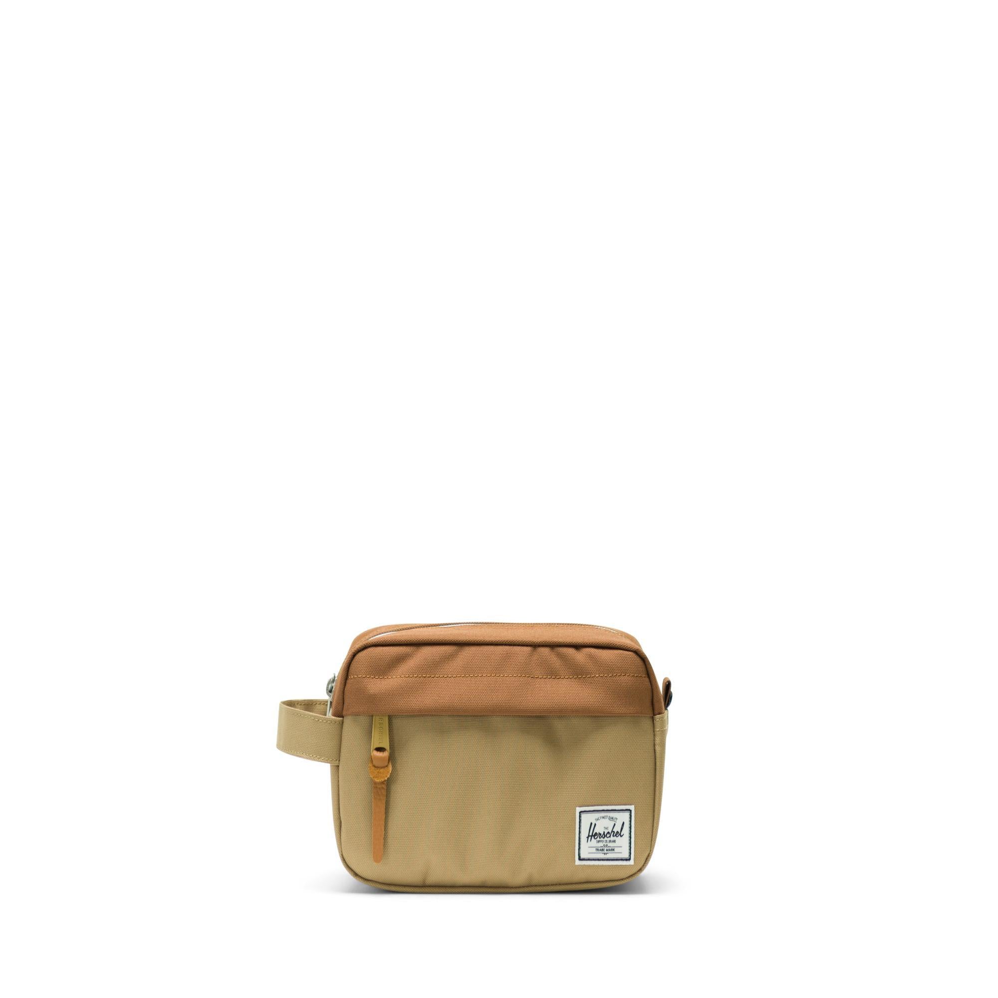 Herschel Chapter dopp kit kelp saddle brown