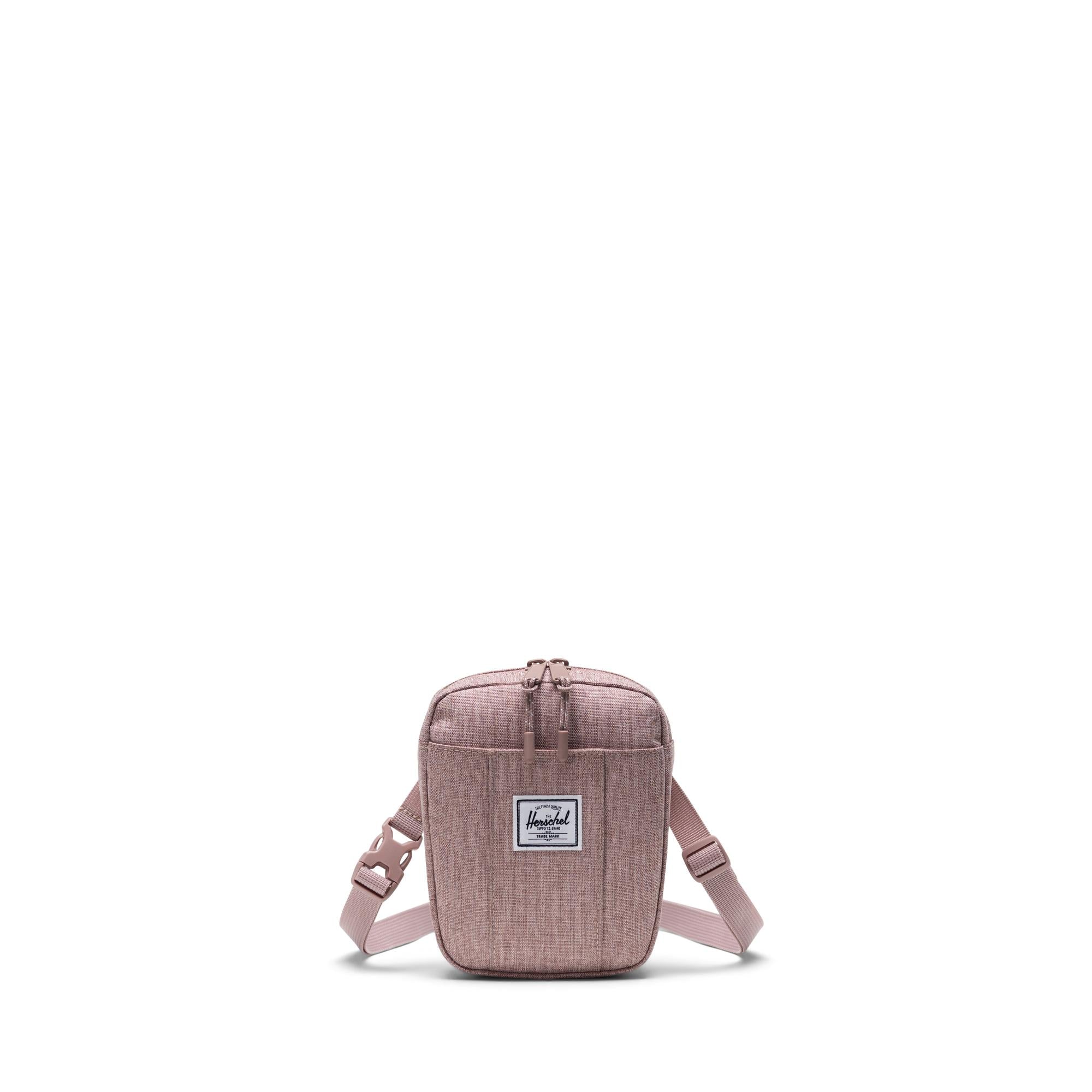 Herschel Cruz Crossbody, ash rose crosshatch — available at Norwood