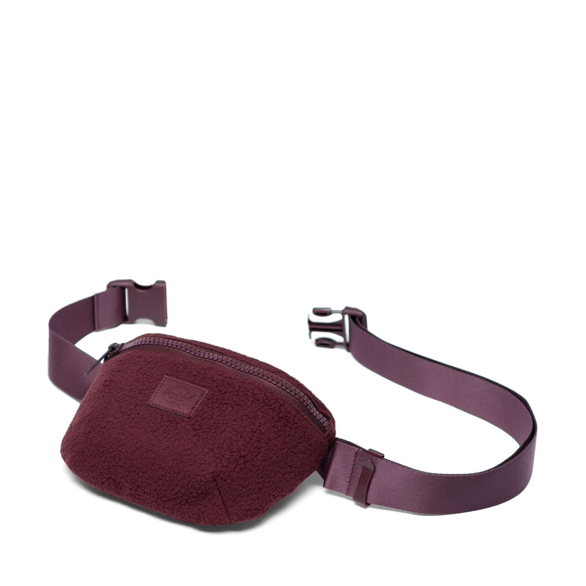 Herschel Fourteen Sherpa Fleece Hip Pack plum