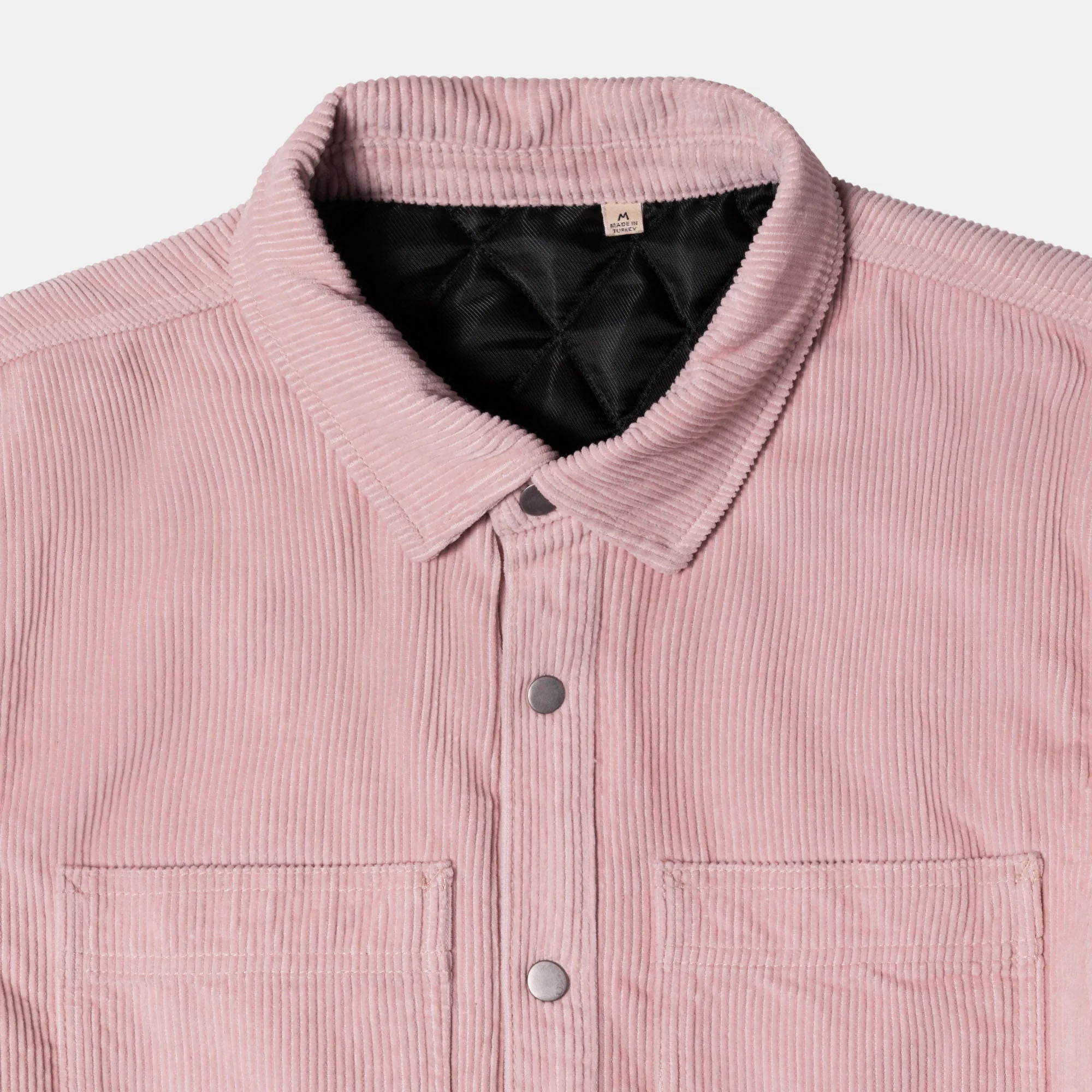 Stussy Cord Quilted Overshirt — available at Norwood