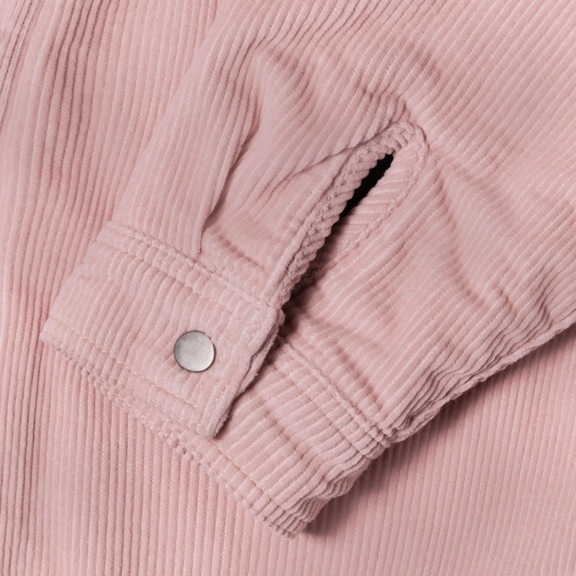 Stussy Cord Quilted Overshirt — available at Norwood