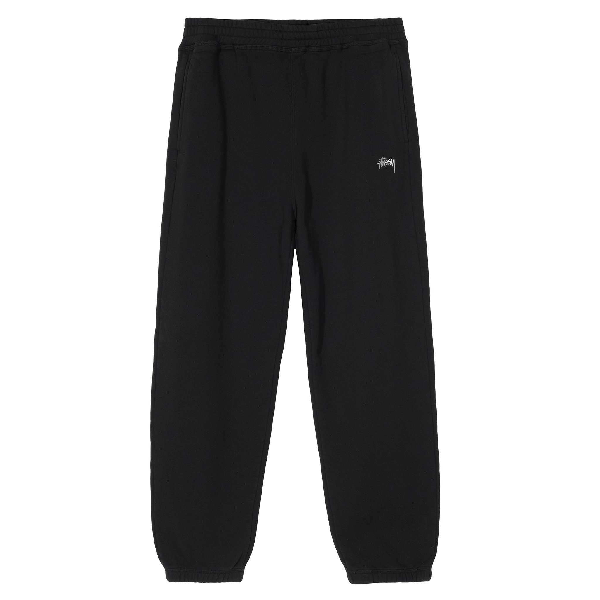 Stussy Mens Stock Logo sweatpant, black – Norwood