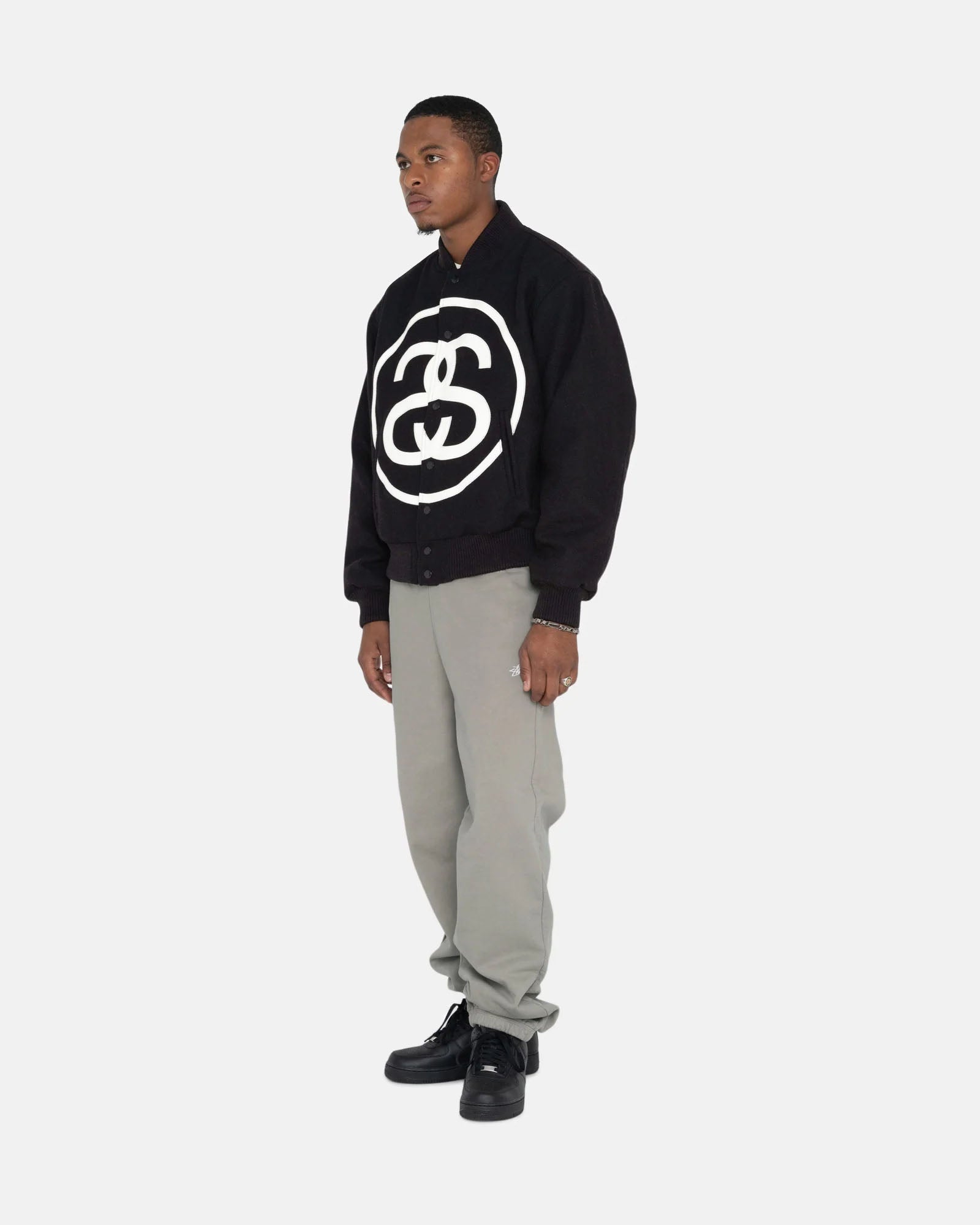 美品 stussy 刺繍ロゴ STOCK LOGO SWEATPANT - パンツ