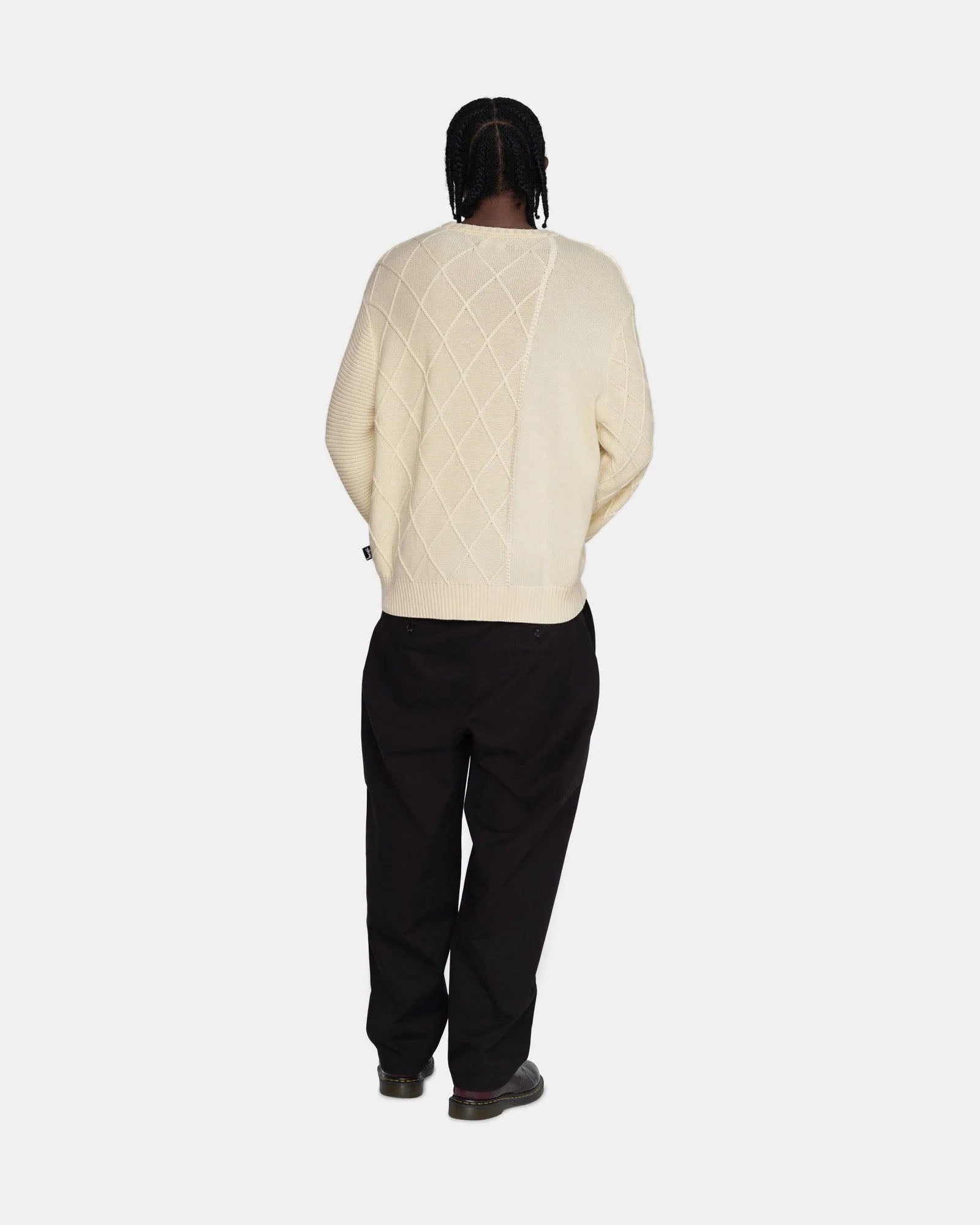 Stussy Patchwork Sweater — available at Norwood