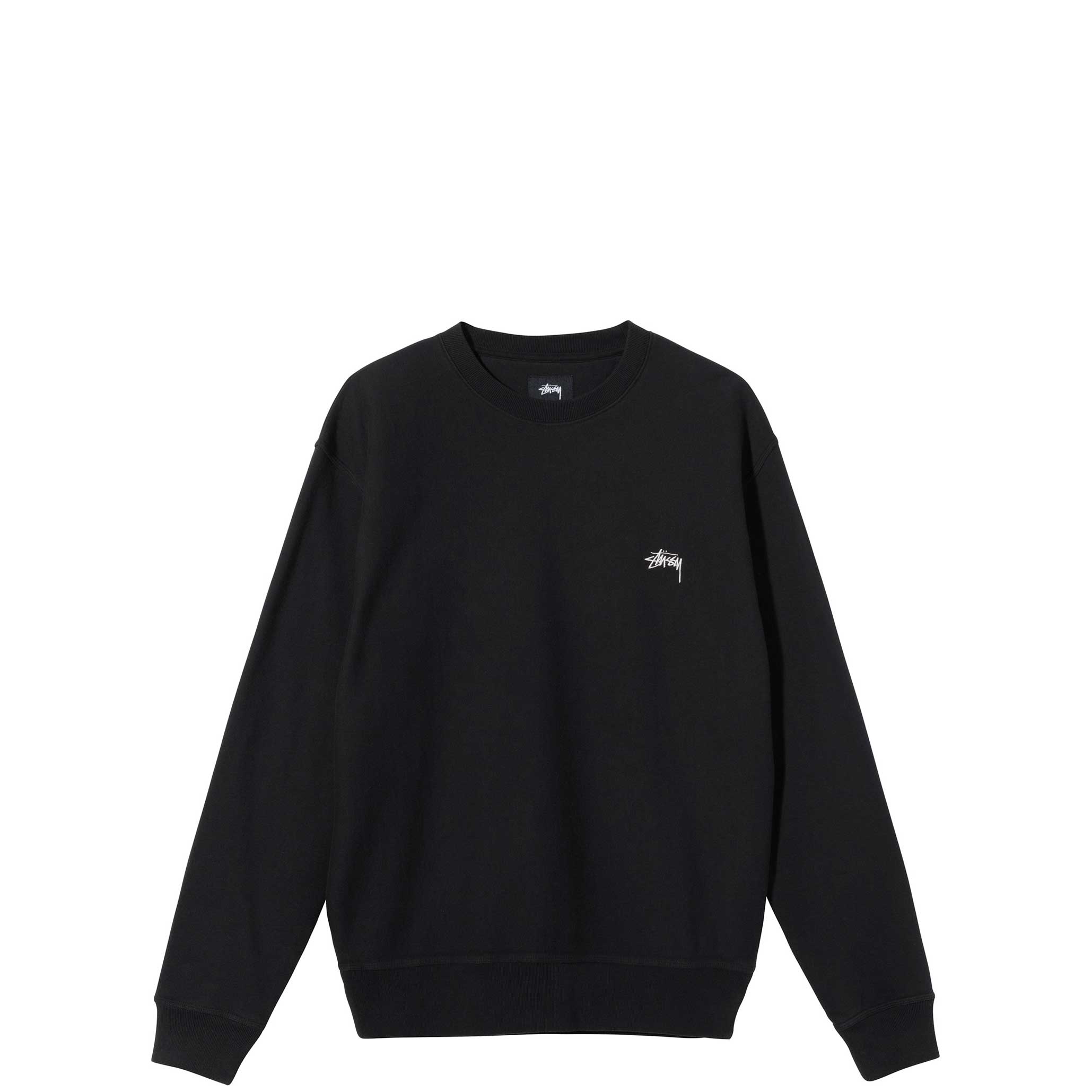 OVERDYED STOCK LOGO  CREW BLACK L