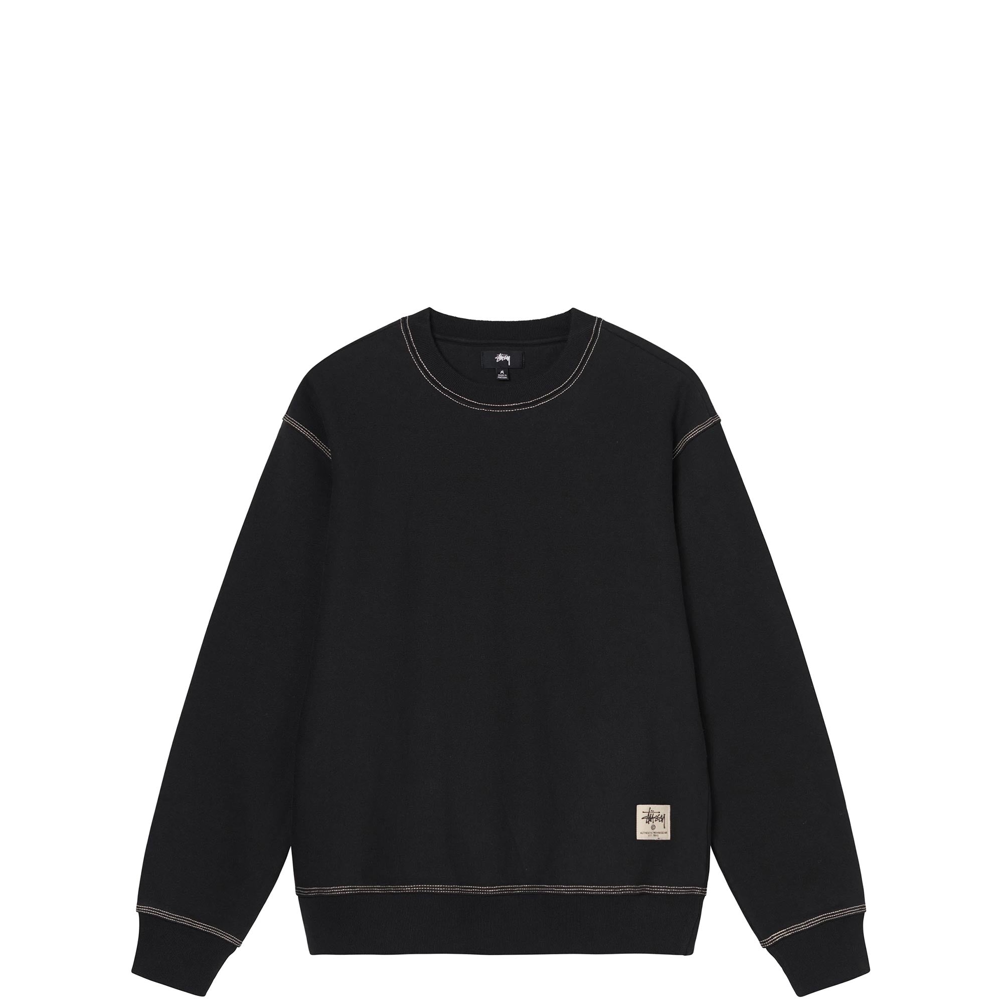 Stussy Contrast Stitch Label Crew – Norwood